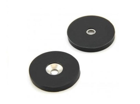 Custom Rubber Coated Countersunk Magnets