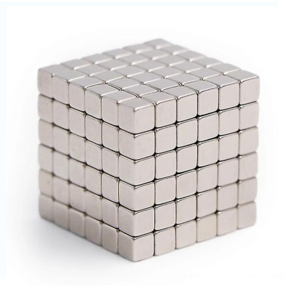 Gold Plated 5mm Rare Earth Neodymium Cube Magnets N52 - Hold 1.5kg