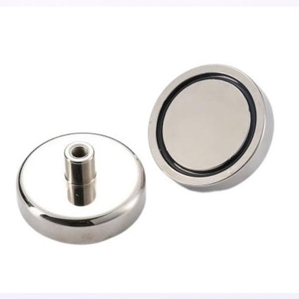Internal Threaded Pot Magnets With Threaded Bushing