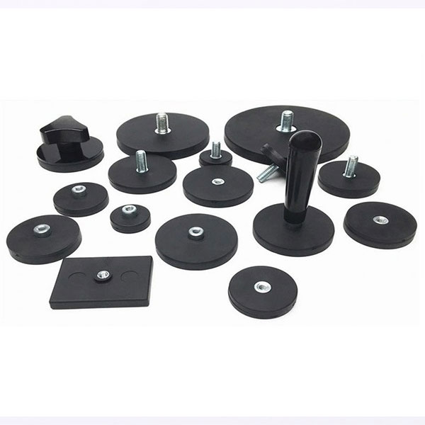 Pot Magnets With Rubber Coating