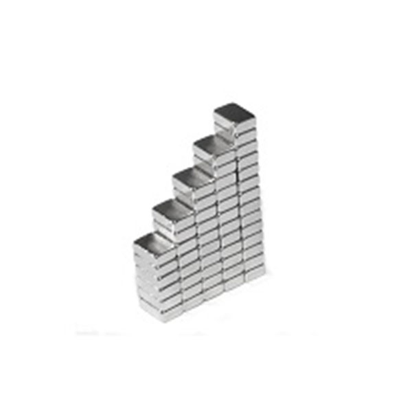 N52 Rare Earth Neodymium Block Magnets 6x4x2mm Nickel Coated