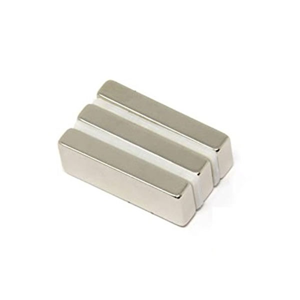N52 Rectangular Neodymium Block Magnets 30x10x5mm Nickel Plated