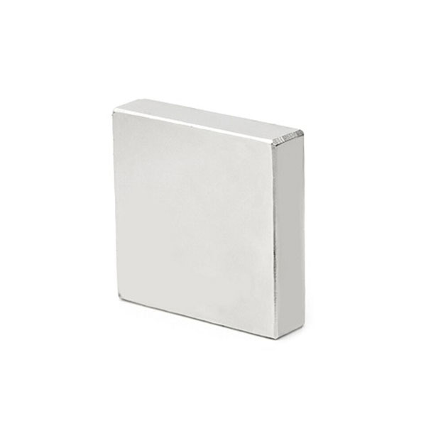 Super Strong N45 Neodymium Block Magnets 50x50x10mm Nickel Plated