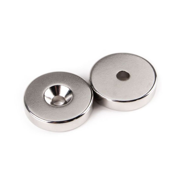 N35 Neodymium Countersunk Ring Magnets – 5mm Hole – Rare Earth Disc Magnets