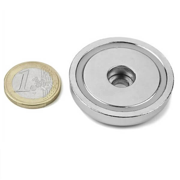 Ø42mm Rare Earth  Neodymium Counterbore Cup(pot) Magnets