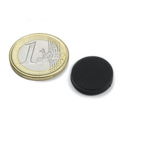 Rubber Coated Rare Earth Neodymium Disc Magnets Ø16.8x4.4mm