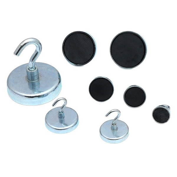 Ferrite Pot Magnets With Hooks