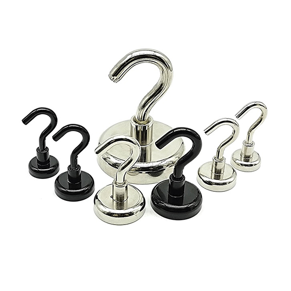 Neodymium (Cup) Magnets With Hooks