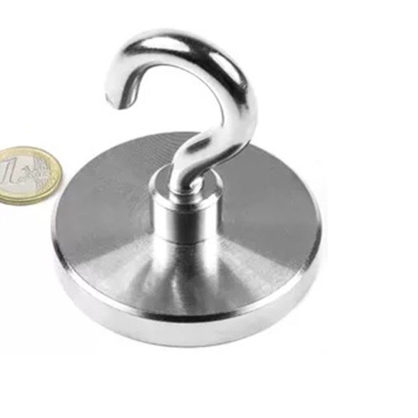 Ø75mm extra strong neodymium magnetic hooks with nickle plated