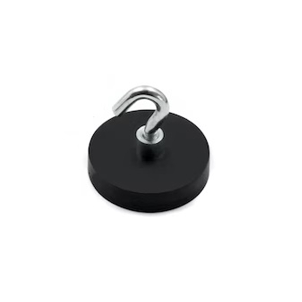 Rubber coated neodymium magnetic hooks 31mm