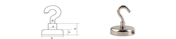 Specification Overview Of All Standard Ferrite Hook Magnets