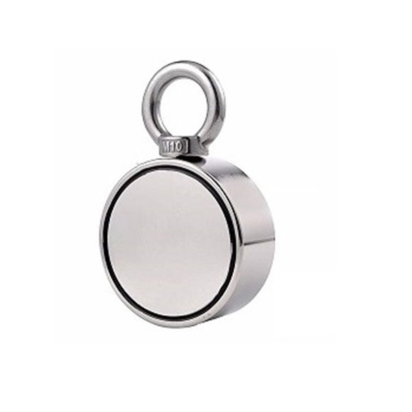 Ø48mm double-sided neodymium pot magnets for magnet fishing