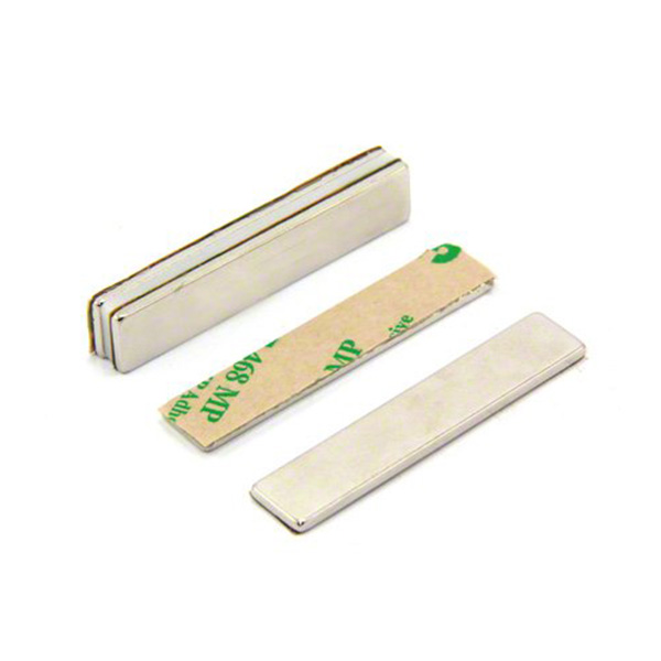 Rectangular Neodymium Bar Magnets With Adhesive Backing