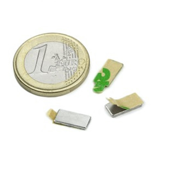 3M self-adhesive backed neodymium block magnets 10x5x1mm