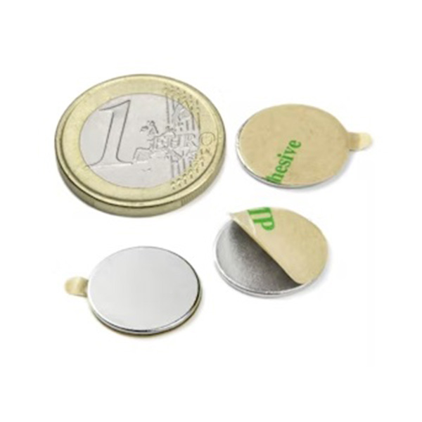 3M adhesive backed round neodymium disc magnets 15x1mm